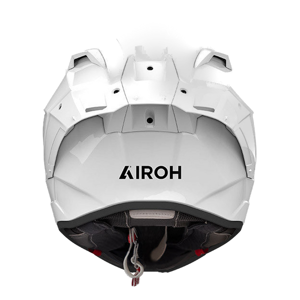Airoh GP 800 Color full-face motorcycle helmet in white glossy finish