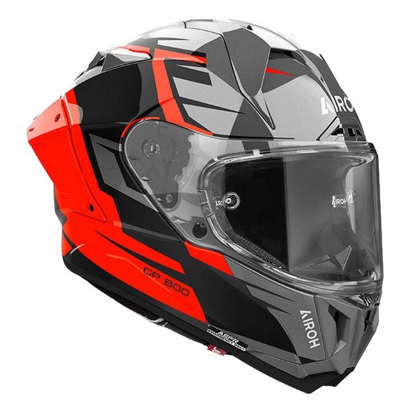 Airoh GP 800 Master full-face helmet in orange gloss finish