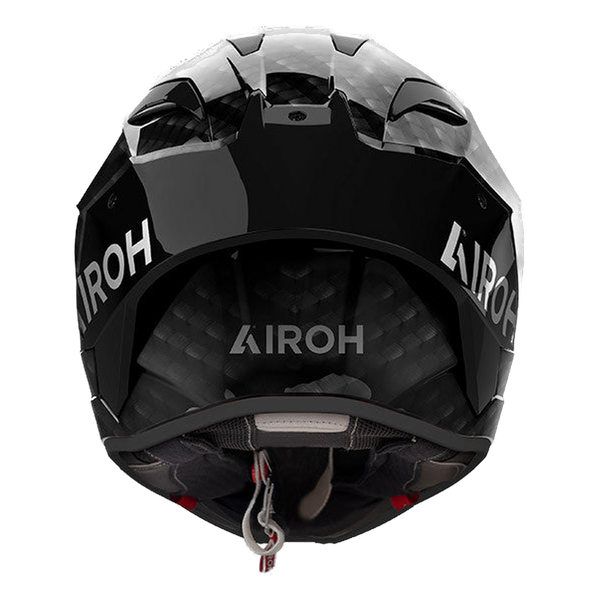 Airoh GP 800 FIM Racing #1 full-face helmet in glossy carbon finish