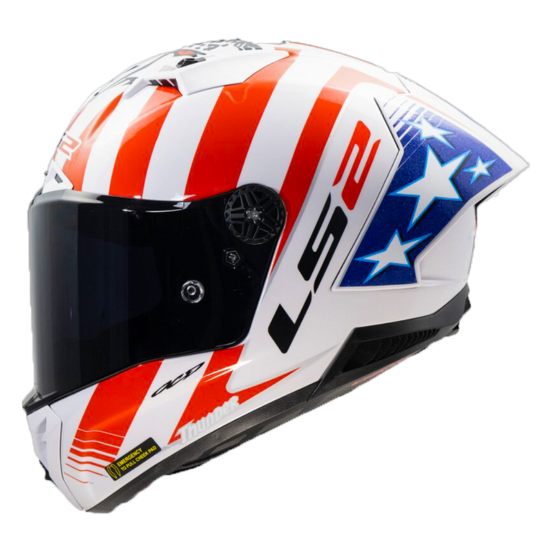 LS2 FF805 Thunder Carbon full-face helmet Loris Baz 2024 Replica livery