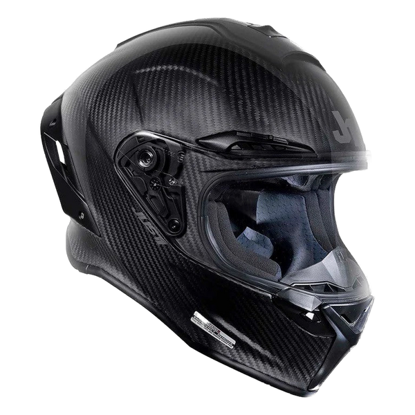 Just1 J-GPR full-face helmet in solid matte carbon finish