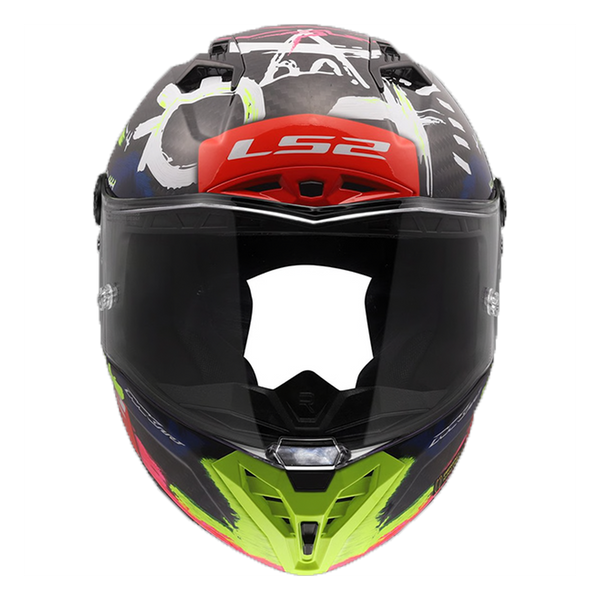 LS2 FF805 Thunder GP Aero full-face helmet in Fermín Aldeguer 2025 Replica livery