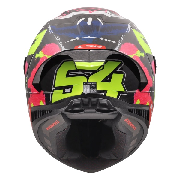 LS2 FF805 Thunder GP Aero full-face helmet in Fermín Aldeguer 2025 Replica livery