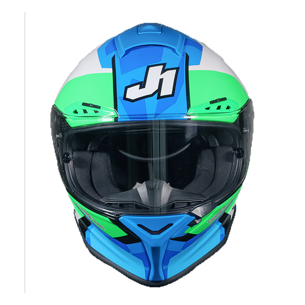 Just1 J-PGRF full-face helmet in Italia graphic, multicomposite shell