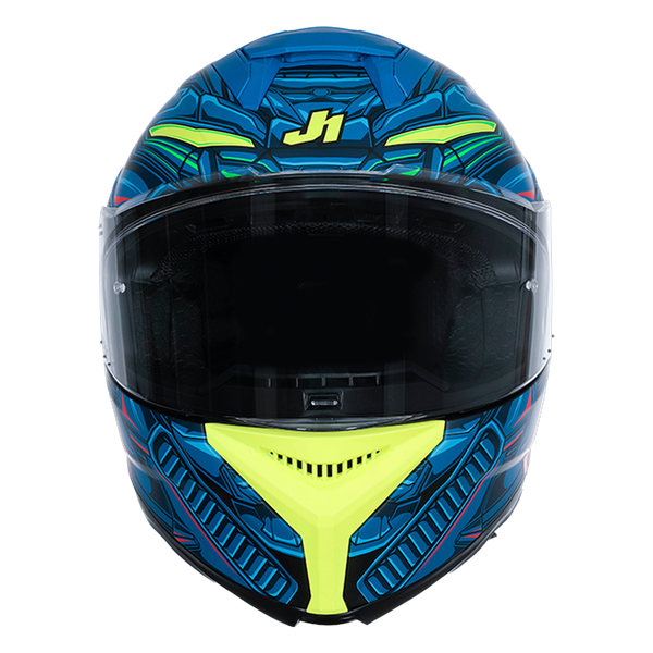 Just1 J-STR full-face helmet Titan Red Blue Black Matte