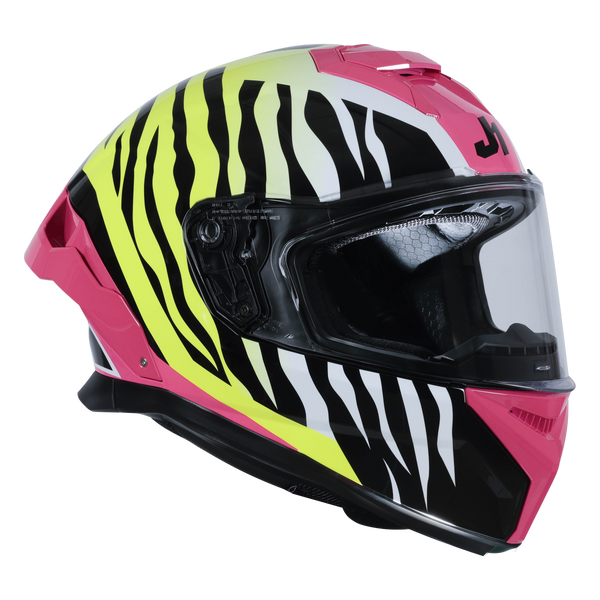 Just1 J-STR Tiger Tom Booth-Amos Replica 2025 full-face road helmet