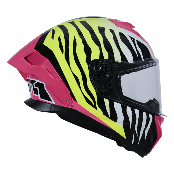 Just1 J-STR Tiger Tom Booth-Amos Replica 2025 full-face road helmet