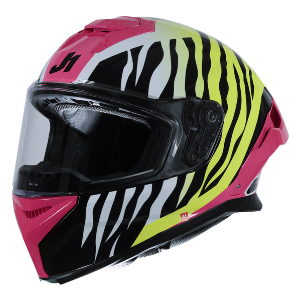 Just1 J-STR Tiger Tom Booth-Amos Replica 2025 full-face road helmet