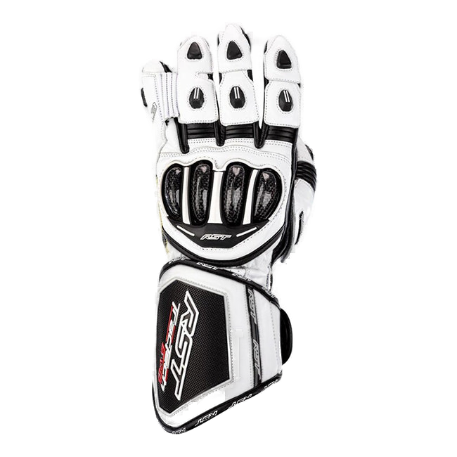 RST Tractech Evo 4 Ladies motorcycle leather gloves in white