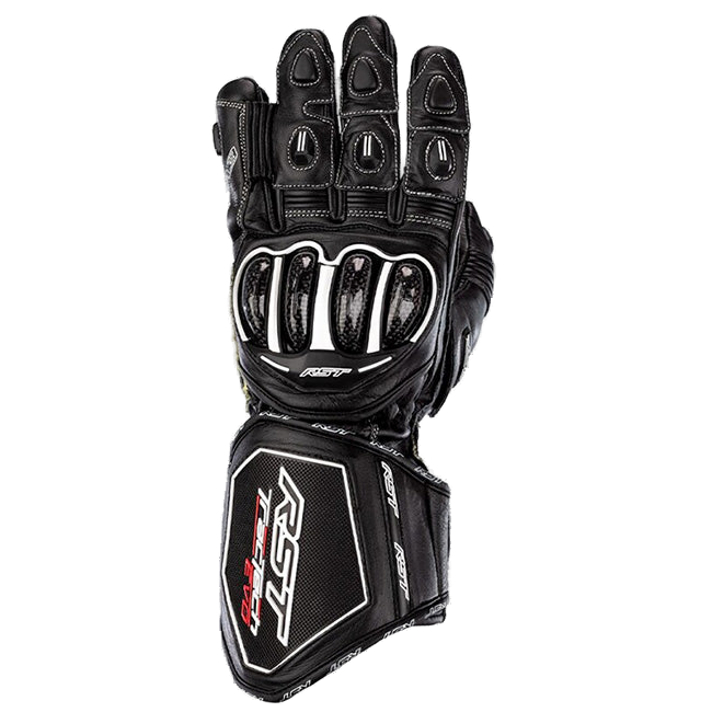 RST Tractech Evo 4 ladies motorcycle leather gloves in black