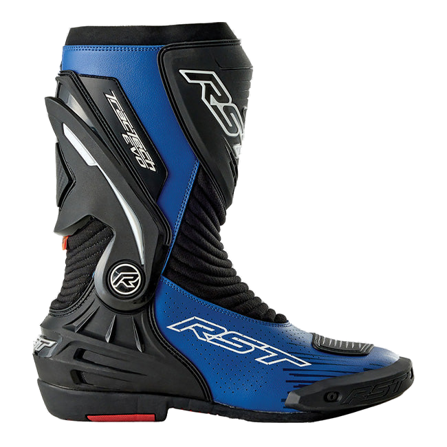 RST Tractech EVO D3O men's motorcycle boots in Blue and Black