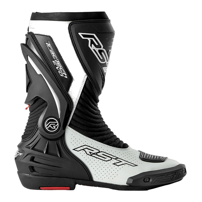 RST Tractech EVO D3O women's motorcycle boots in White/Black