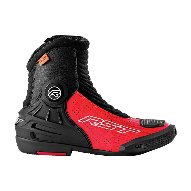 RST Tractech EVO D3O Short Motorcycle Boot men's Red/Black