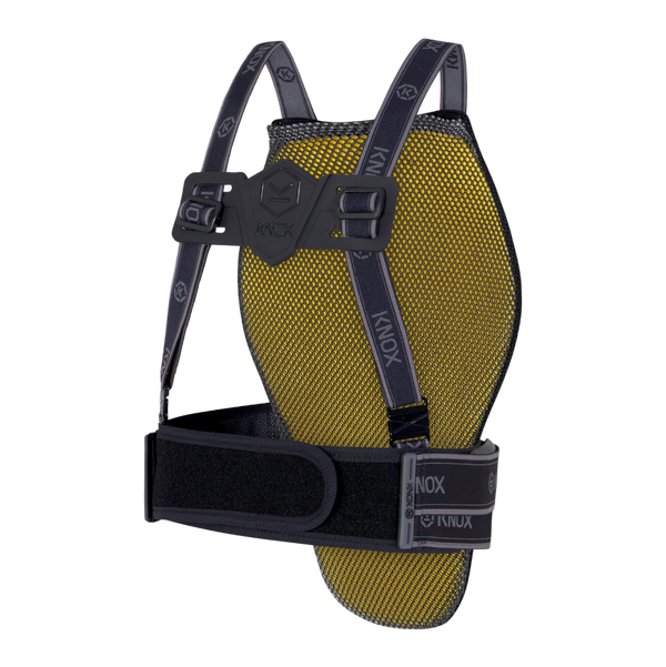 Knox Micro-Lock Air MK2 back protector in black, unisex, EN 1621-2:2014 Level 2