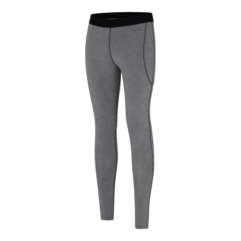 Knox Morgan Dual Active base layer bottoms in grey, unisex motorcycle underwear