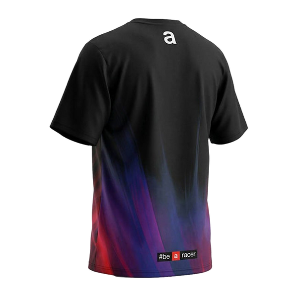 IXON Aprilia BeARacer T-Shirt 2026 men's in black fluo red and purple