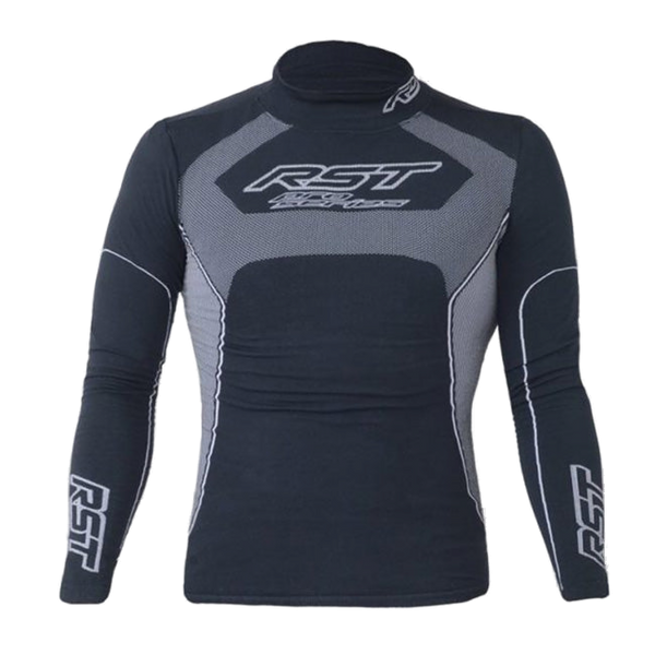 RST Tech X Coolmax Men's Long Sleeve Base Layer Top in black