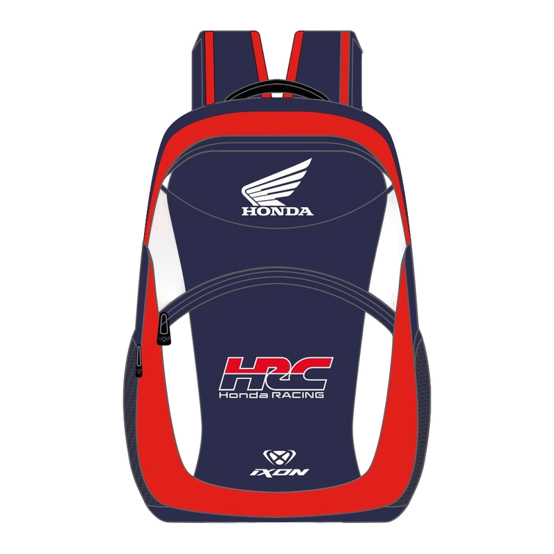 IXON Honda HRC Racing Team Backpack Replica 2026 in blue, red and white