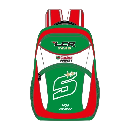 IXON BACK DUAL ZL 26 Johann Zarco #5 2026 backpack in green, white and red