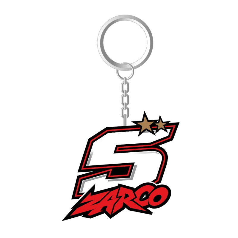 IXON Johann Zarco #5 Keyring 2026 red and white fan accessory PC3 ZARCO 26