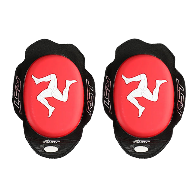 RST Flag Series Manx Red Isle of Man knee sliders 101947