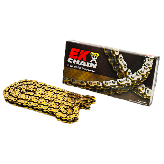 EK Chain 520 ZVX3 gold/gold NX-Ring chain with rivet link