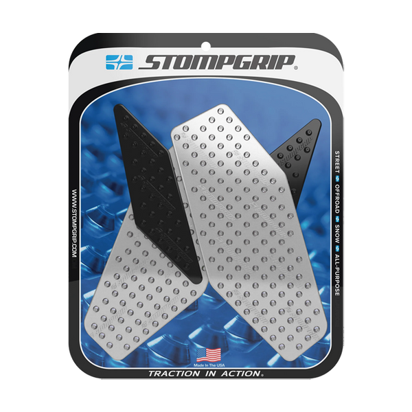 Stompgrip Vulcano traction pads for Yamaha YZF-R6 RJ15 2008-2016 in transparent finish