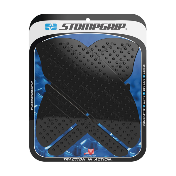 Stompgrip Vulcano traction pads for Honda CBR 600 RR 2007-2012 in black and transparent