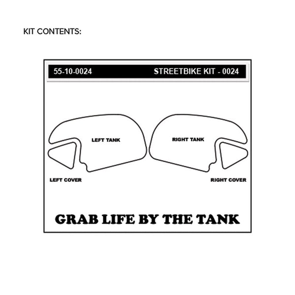 Stompgrip Vulcano traction pads for Honda CBR 600 RR 2013-2020