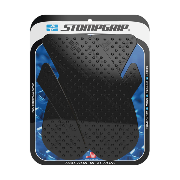 Stompgrip Vulcano traction pads for Suzuki GSX-R 1000 2009-2016 in transparent and black