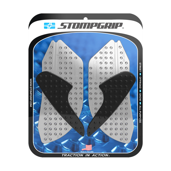 Stompgrip Vulcano traction pads for Ducati Panigale V2 955, transparent finish