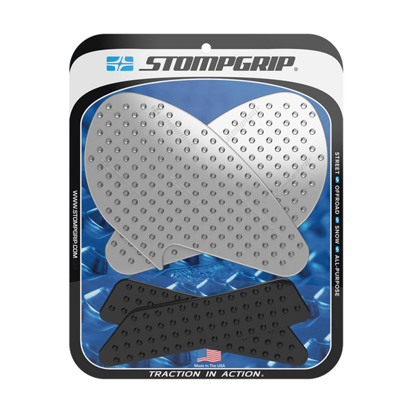 Stompgrip Vulcano Traction Pads for Yamaha YZF-R3 2019-2026 in black