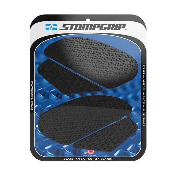 Stompgrip Icon Traction Pads Yamaha YZF-R6 RJ11 2006-2007 black transparent