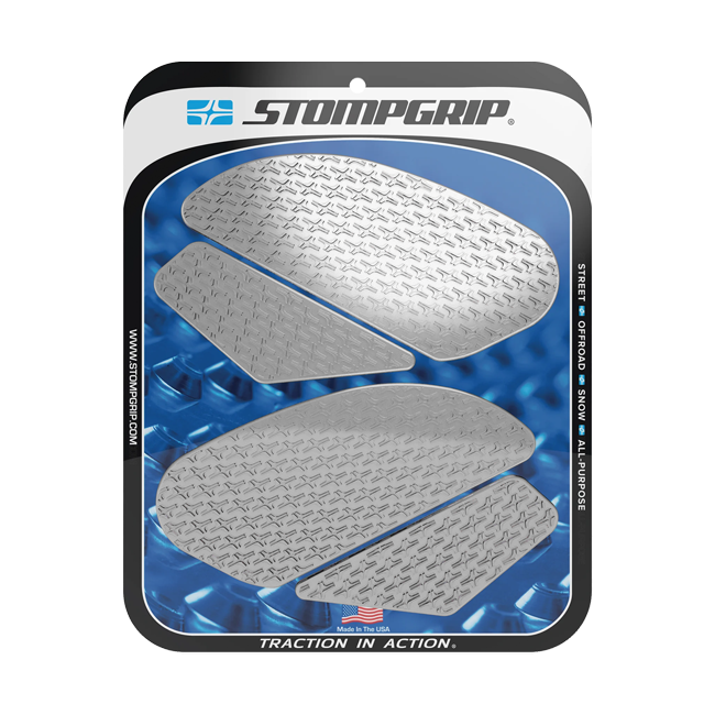 Stompgrip Icon Traction Pads Yamaha YZF-R6 RJ11 2006-2007 black transparent