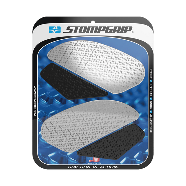 Stompgrip Icon Traction Pads Yamaha YZF-R6 RJ11 2006-2007 black transparent