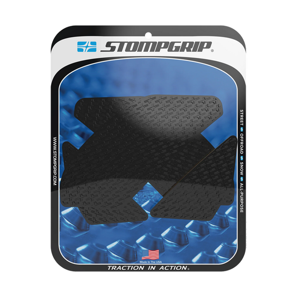 Stompgrip Icon traction pads for Yamaha YZF-R1 RN22 2009-2014 in transparent, black and hybrid