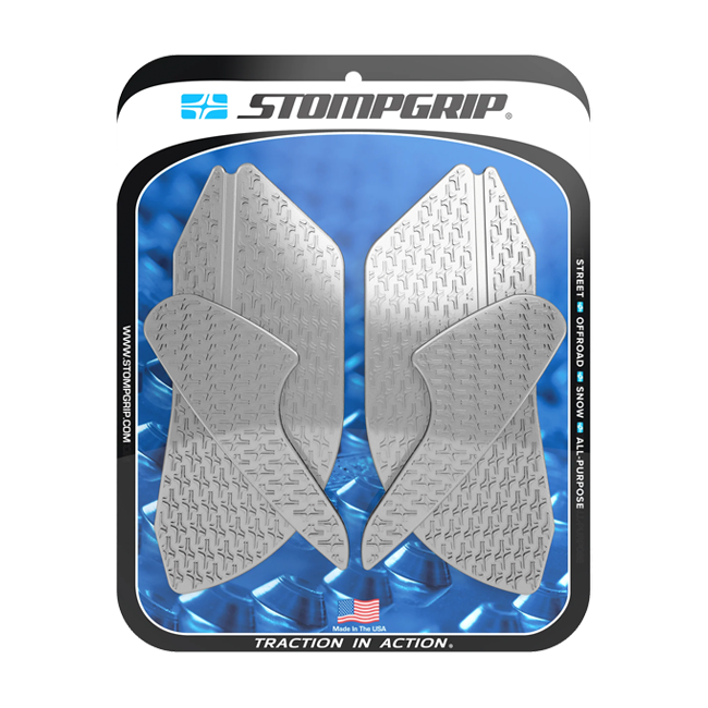 Stompgrip Icon Traction Pads for Ducati Panigale 899/959 transparent black hybrid