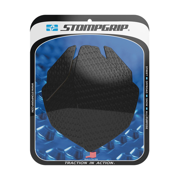 Stompgrip Icon Traction Pads for Yamaha YZF-R3 2015-2018 — transparent, black and hybrid options