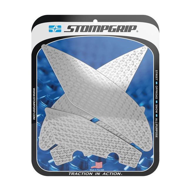 Stompgrip Icon Traction Pads for Yamaha YZF-R6 RJ27 in transparent finish