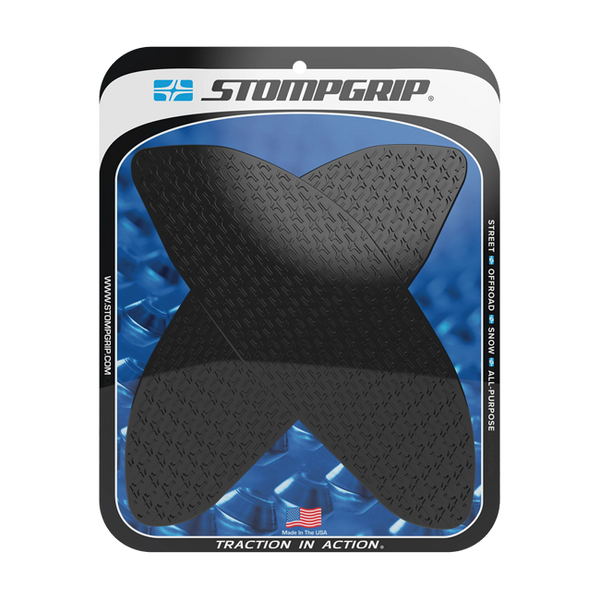Stompgrip Icon traction pads for Aprilia RSV4 RR 1100 Factory 2021-2026 in black and transparent
