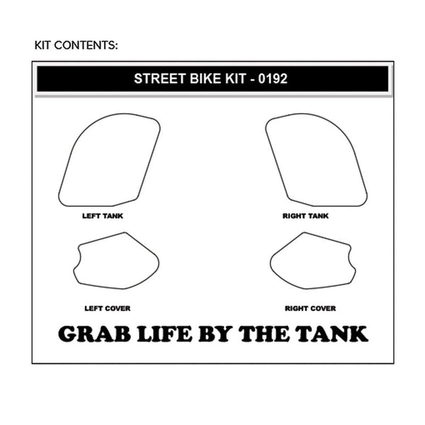Stompgrip Icon Traction Pads for Ducati Panigale V4 S R 2022-2024 black transparent