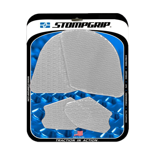 Stompgrip Icon Traction Pads for Ducati Panigale V4 S R 2022-2024 black transparent