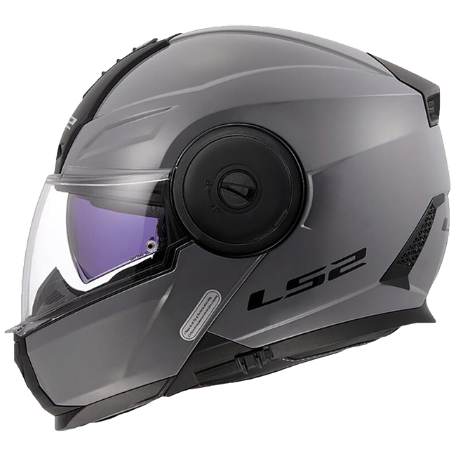 LS2 FF902 Scope II Solid Nardo Grey – Modular Touring Helmet ECE 22.06 P/J