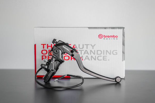 Brembo RCS 19 x 18-20 Corsa Corta RR radial master cylinder 110E71110 — forged hard-anodised aluminium