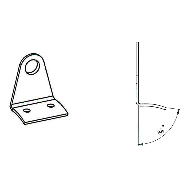 Spark Exhaust Silencer Mounting Bracket Moto GP and Grid-O Stainless SGATT273