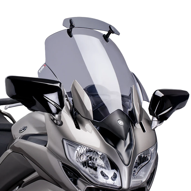 Puig Touring Windshield with Adjustable Visor for Yamaha FJR1300A (2015–2020)
