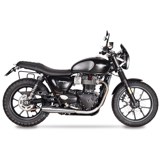 Spark Exhaust Sinfonia slip-on Triumph STREET TWIN GTR0403IOM