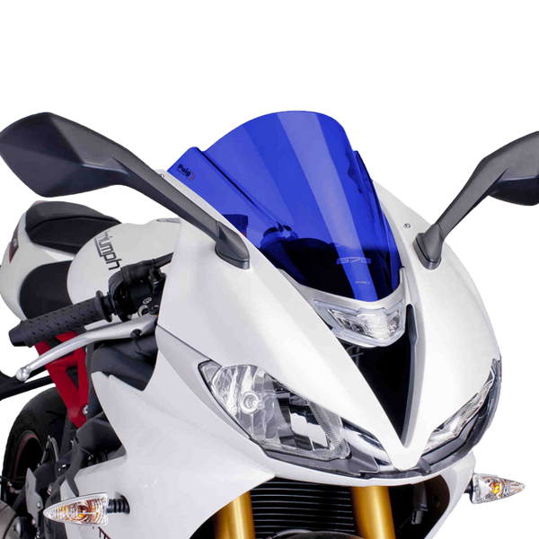 Puig Z-Racing windscreen part 6498 for Triumph Daytona 675/R 2013–2017
