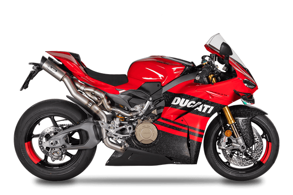 Spark Exhaust GDU8855T stainless steel full system on Ducati Panigale V4/S