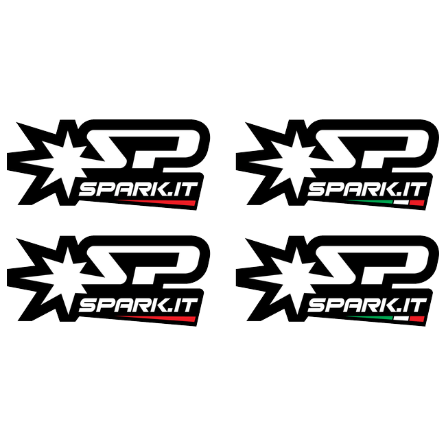 Spark Exhaust sticker SKIT130